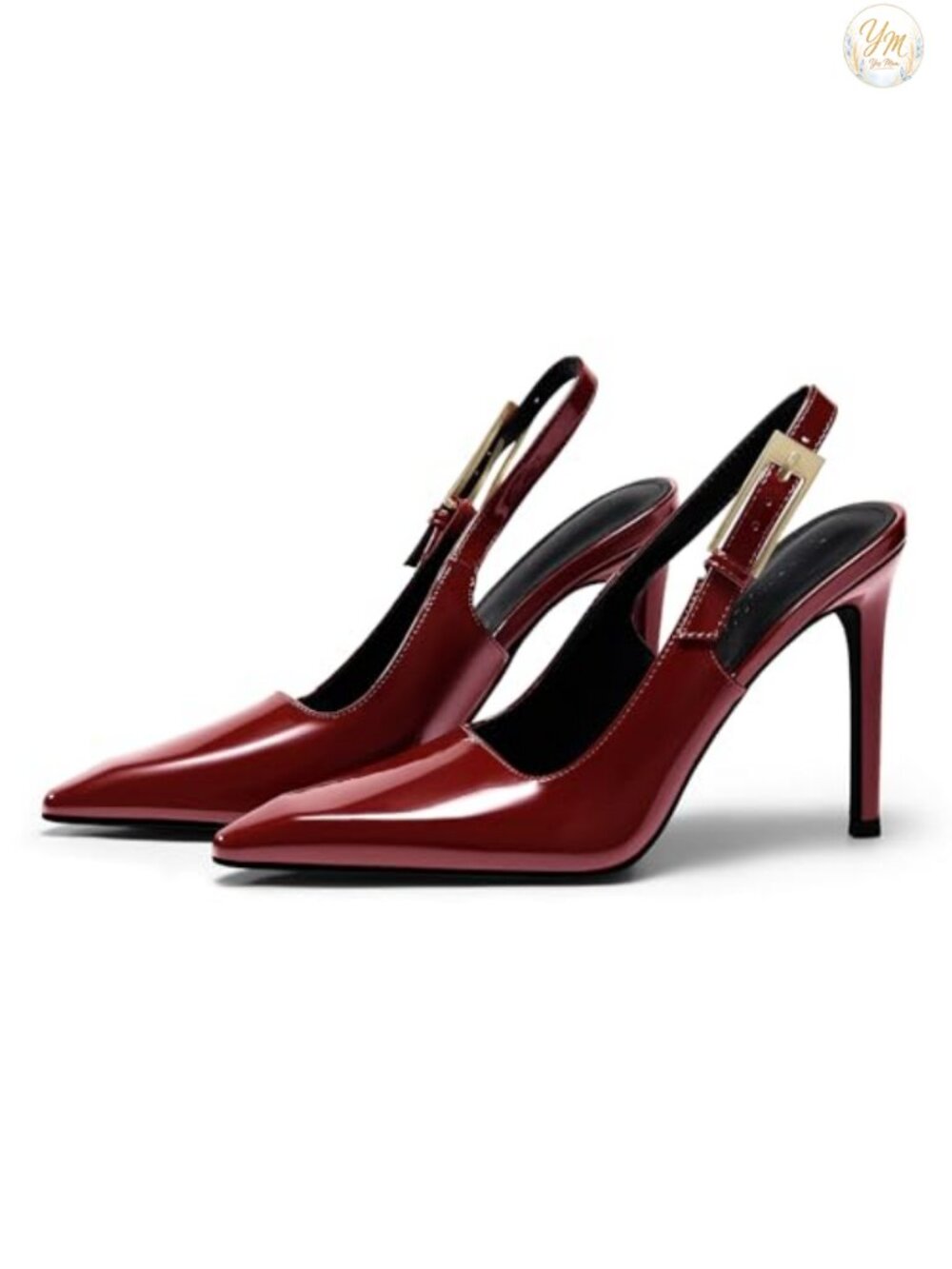 Slingback High Heels Pointed Toe Stiletto Pumps